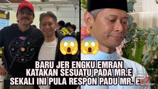 Download lagu BARU JER ENGKU EMRANKATAKAN SESUATU PADA MR.E SEKALI INI PULA RESPON PADU MR. E⁉️😱😱 mp3 Download lagu BARU JER ENGKU EMRANKATAKAN SESUATU PADA MR.E SEKALI INI PULA RESPON PADU MR. E⁉️😱😱 mp3