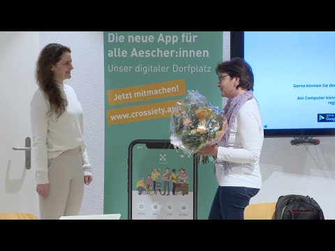 Aesch feiert digitalen Dorfplatz Crossiety und sucht Jass-Begeisterte - Birsstadt-TV Aesch