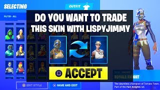 HOW TO TRADE SKINS IN FORTNITE! (FORTNITE TRADING SYSTEM)