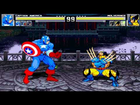 Team Captain America vs Team Wolverine