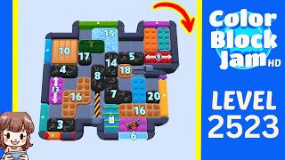 Solution du Niveau 2523 de Color Block Jam