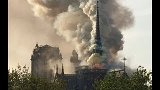 BREAKING NEWS - Pali się katedra Notre Dame w Paryżu. [Video] 4K