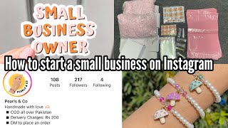 10 STEPS TO START SMALL BUSINESS ON INSTAGRAM