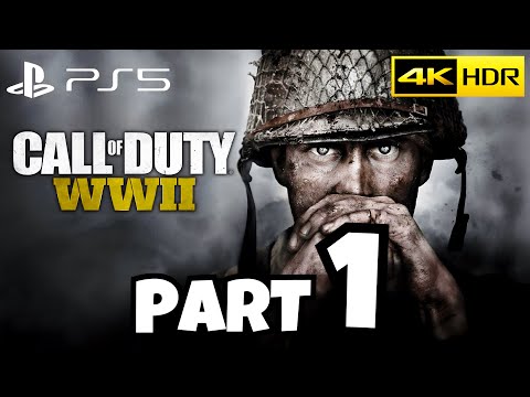 CALL OF DUTY WW2 PS5 Walkthrough Gameplay Part 1 - INTRO (FULL GAME)