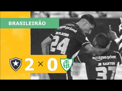 BOTAFOGO 2 X O AMÉRICA-MG - CAMPEONATO BRASILEIRO 2023; VEJA OS GOLS