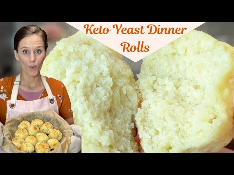 Keto Yeast Dinner Rolls! Gluten free