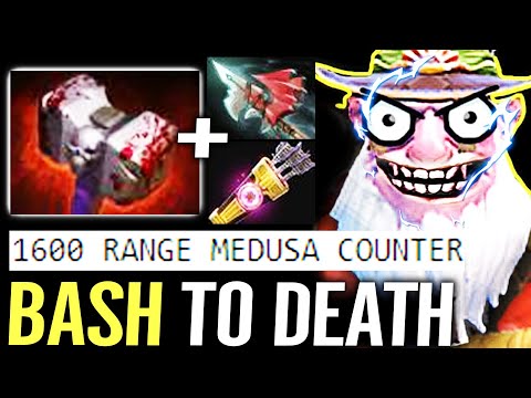 🔥 Sniper BASHER IS BACK — God MID 1600 Range Bash To Death 100% Medusa Counter Dota 2 Pro
