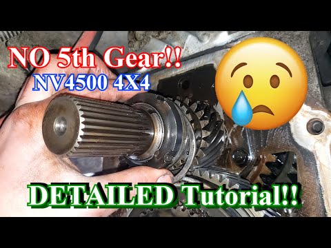 Dodge NV4500 4X4 5th Gear Fix - STEP BY STEP!!