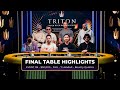 FINAL TABLE Highlights - Event #6 50K NLH BOUNTY QUATTRO | Triton Poker Series Montenegro 2024