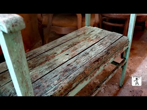 restoration of the old grandmother's bench (steam bending of wood)