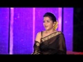 Anchor Dhivyadharshini DD Navel And Cleavage Show In Transparent Saree