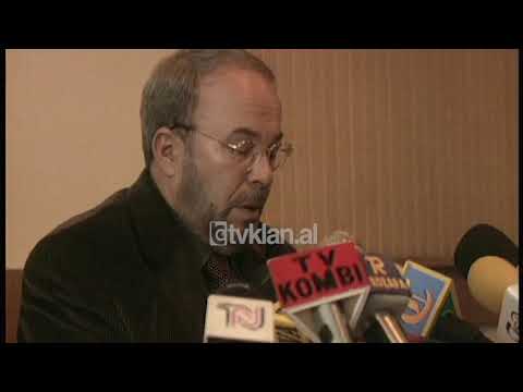 Fatos Nano prezanton platformen e referendumit brenda PS - (27 Dhjetor 2001)