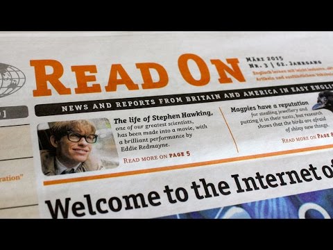 Read On - Eine Zeitung für Sprachschüler (unterstützt durch Produktplatzierung)
