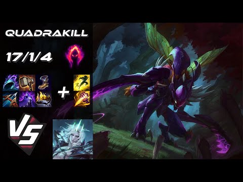 JUNGLE Kha'Zix vs Viego [QUADRAKILL] - NA Challenger Patch 14.20