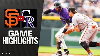 Giants vs. Rockies Game Highlights (6/10/25) | MLB Highlights