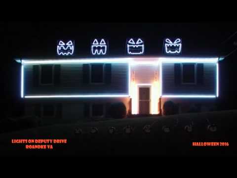 Lights on Deputy Drive - Jump Around - House of Pain - Halloween 2016