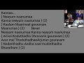 Kannaa Neeyum Naanumaa Kanna Song Karaoke For Male Singers