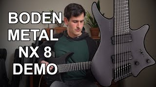 Video thumbnail for Strandberg Boden Metal NX 8 Demo by Carlos Cotallo Solares