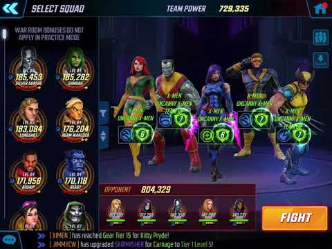 MSF. Uncanny X-Men + Wolverine vs. New Warriors hybrid. War practice mode