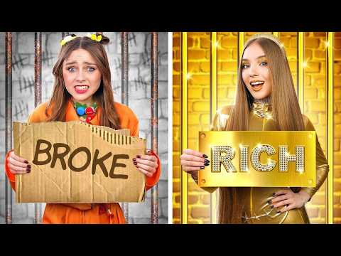 Zengin Kız vs Fakir Kız Hapiste! Dünyanın En Küçük Hapishane Odası Mücadelesi