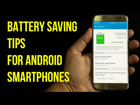 Battery Saving Tips for Android Smartphones