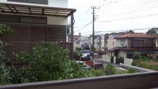 preview picture of video '20130916 台風18号接近中（Typhoon No.18 is now approaching Tokyo）'