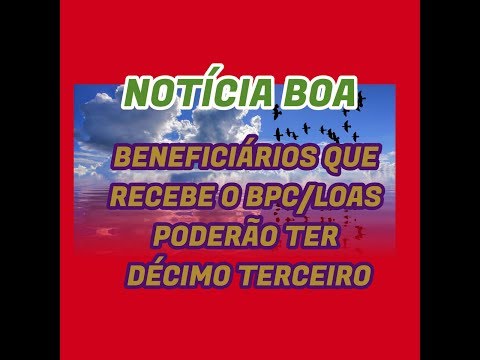 PL3967/97 VISA CONCEDER DÉCIMO TERCEIRO PRA QUEM RECEBE BPC/LOAS