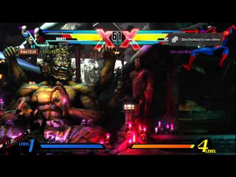 Ultimate Marvel vs Capcom 3 (PS3) -- Non-Ranked Matches 262 - "No Effort" Wesker