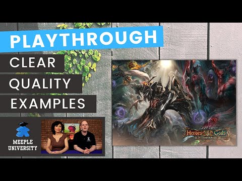 Heroes & Gods : The Master of Dreams Board Game - Playthrough