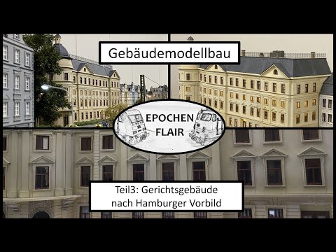 Modellbahn H0: Gebäude im Eigenbau im Maßstab 1:87! Stadthaus Hamburg, Tutorial zu Ornamenten