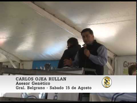 15-08-2015. Nota Carlos Ojea Rullan ( Asesor Genètico ) - Cabaña Los Murmullos - Gral. Belgrano.