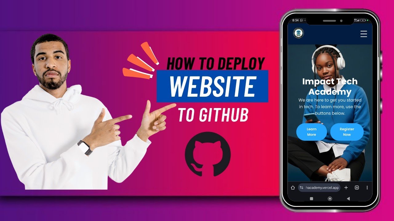 How to deploy a website to GitHub. #coding #webdev #tech 