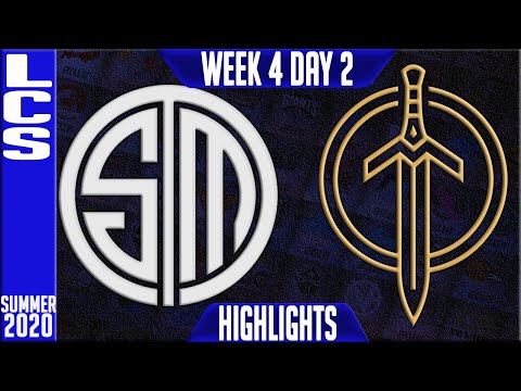 TSM vs GGS Highlights | LCS Summer 2020 W4D2 | Team Solomid vs Golden Guardians