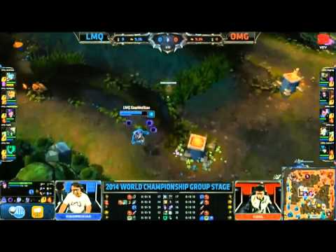 LMHT [25-09-2014]  LMQ vs OMG Chung Kết Thế Giới Mùa 4 Bảng C