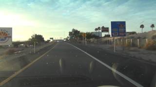 preview picture of video 'Welcome to Arizona sign, Interstate-8, 16th Street Water Tanks, Yuma, Arizona, I-8 & 16th St.'