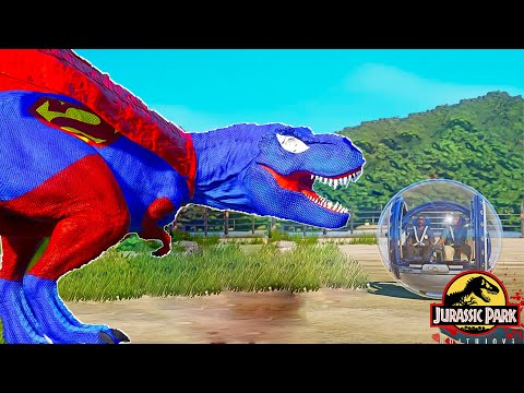 Team Fire + Thermo Godzilla VS King Ghidorah + Team Ice - Jurassic World Evolution 2