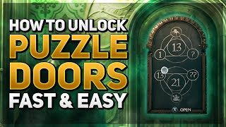 Hogwarts Legacy - How to unlock PUZZLE DOORS in Hogwarts Legacy FAST AND EASY!