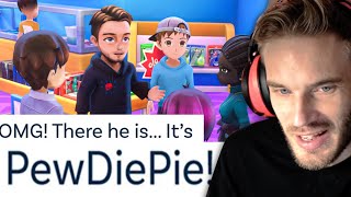 Incredible! Pewds greatest secret finally revealed! I didn't believe my eyes - I Met PewDiePie in YouTubers Life 2