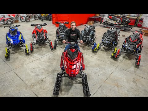 Unboxing 6 Brand New Snowmobiles!!