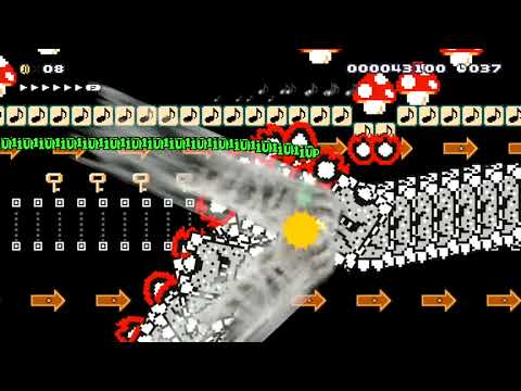 SMB3 #1 Speed Run 70 seconds :-) by ★smiley★ ~ SUPER MARIO MAKER ~ NO COMMENTARY 1be