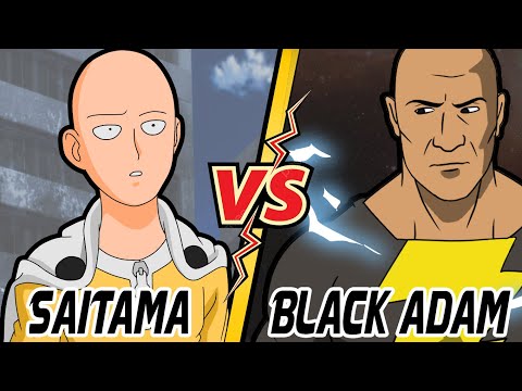 Saitama Vs Black Adam (animation)