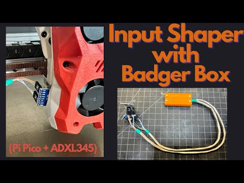 Klipper Input Shaper with the Badger Box (ADXL345 + Pi Pico)