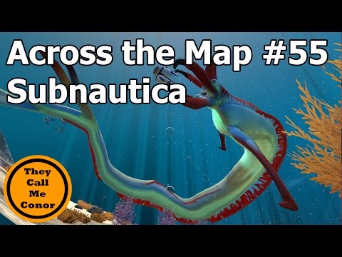 Across the Map #55 Subnautica Swim across the Map TimeLapse Video