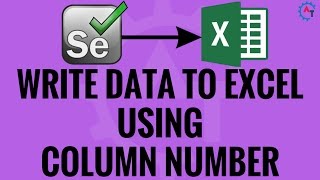 Write Data To Excel Using Column Number