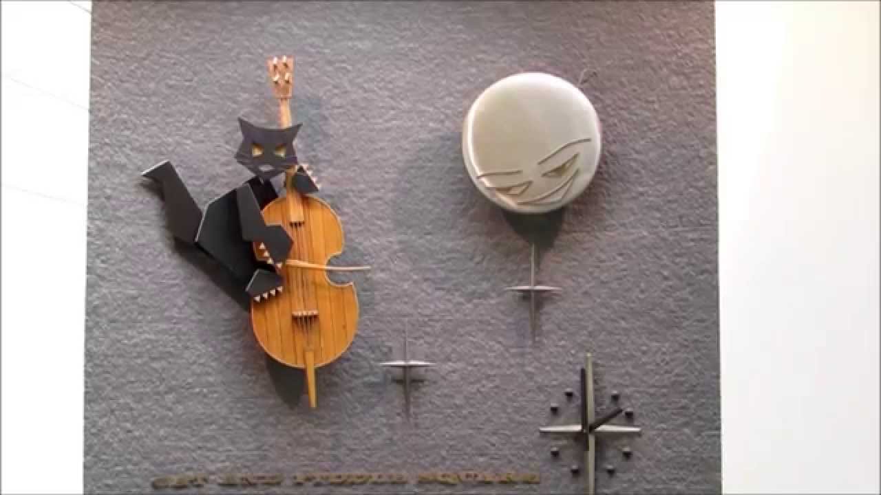 Catch a glimpse of Cat and Fiddle Arcade's Musical Clock.