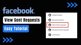 How To Check Facebook Friend Request Sent List !