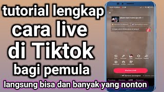 Download lagu Tutorial on how to go live on TikTok for beginners, the easiest way to go live on TikTok mp3