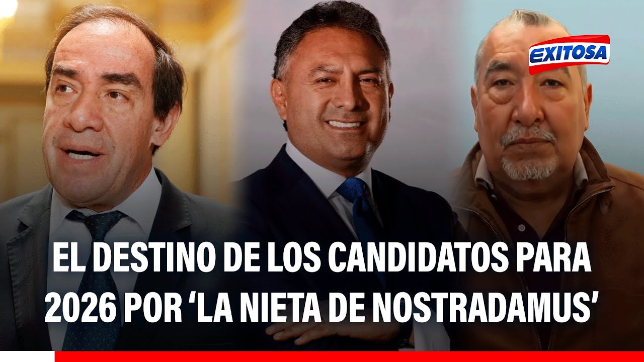 🔴🔵 El destino de los candidatos presidenciales para 2026 por 'La Nieta de Nostradamus'
