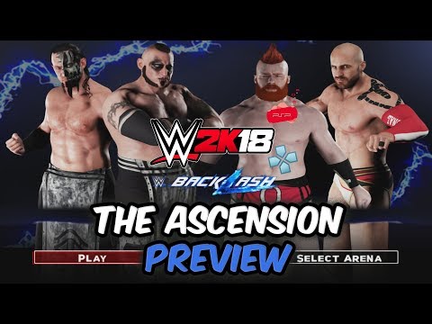 WWE 2K18 PSP, Android/PPSSPP - Tag Team Match ft. The Ascension