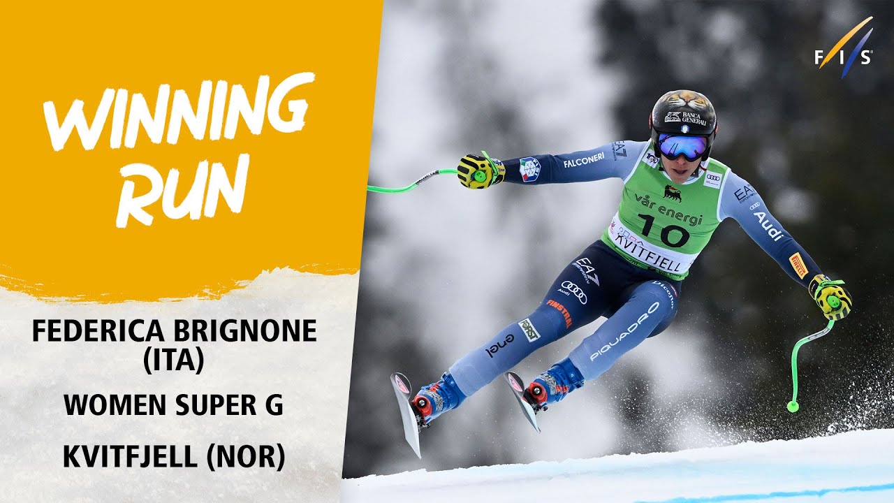 Brignone overcomes fog to snatch her 25th career win | Audi FIS Alpine World Cup 23-24
